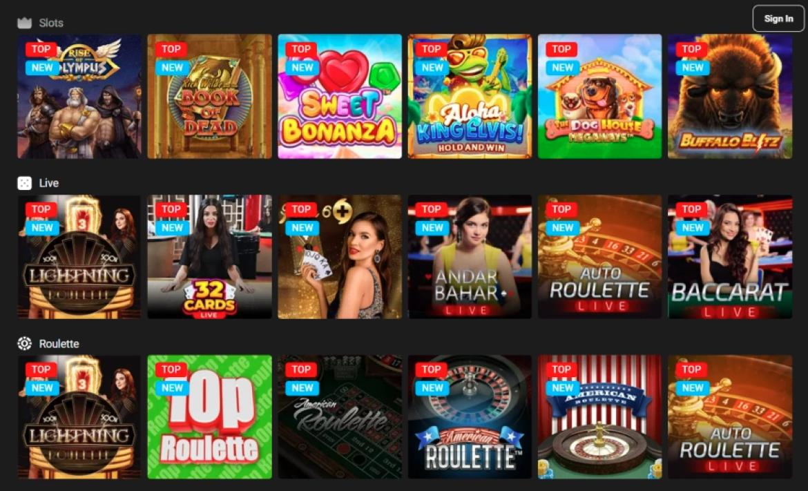 Populære casinospill